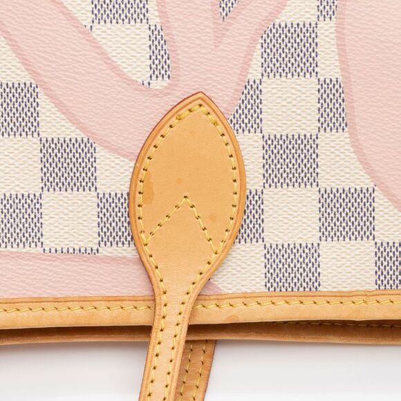 Louis Vuitton Limited Edition Damier Azur Tahitienne Neverfull MM Tote - Picture 15 of 16